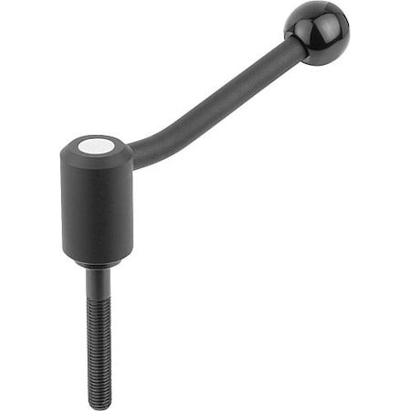 Adjustable Tension Levers, With External Thread, Metric, 20°
